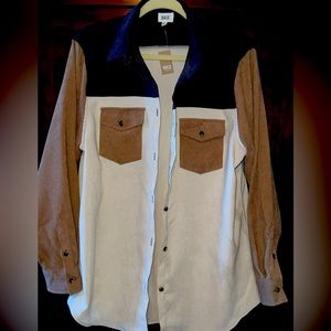 BKE button down corduroy shirt. New with tags. Never worn